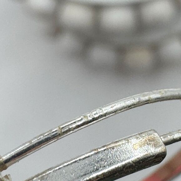 Sterling Silver Hoop Earrings MinimalSquare Lightweight Full Circle 1.25” - Picture 5 of 6